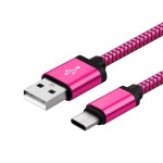 Kabel szybkoładujący  - typu C -1M kolor fioletowy