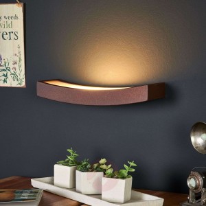 Kinkiet LED Dolce wygląd rdzy, szerokość 30 cm