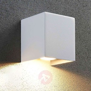 Jaymie – kinkiet LED z białego metalu, easydim