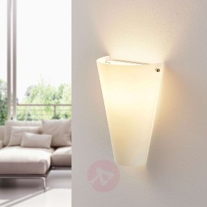 Lampa ścienna ALIA z opalowego szkła z LED E14