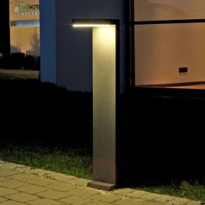 Aluminiowy słupek ogrodowy LED Tamar antracyt