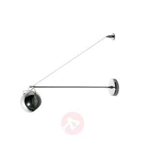 Szlachetna designerska lampa ścienna BELUGA STEEL