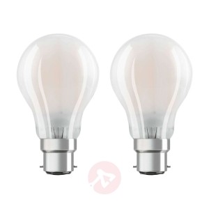 OSRAM żarówka LED B22d Classic 827 7W 2szt. matowa