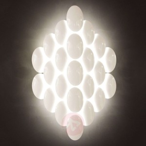 Lampa ścienna LED OBOLO, chrom, 16-pkt.