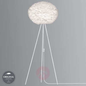 3-nożna lampa stojąca Eos large, biały klosz