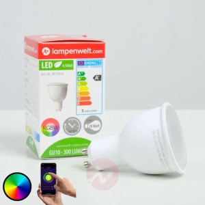 Lindby Smart reflektor LED 110° GU10 4,5W, RGB