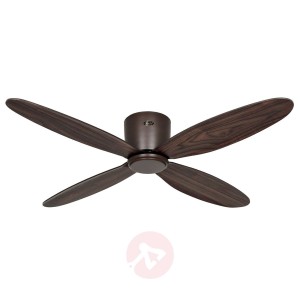 Wentylator sufitowy Eco Plano II 132 brąz orzech