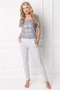 Pizama Huggy Bear Long Grey