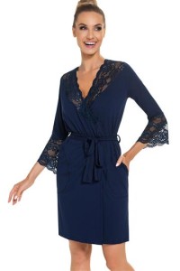 Szlafrok Stella Dark Blue