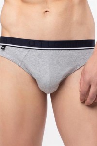Slipy Pima Cotton Pasek MP-1465 Szary Melanz (zestaw 2 sztuk)