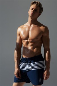 Kapielowki Stripes KMB-179 Navy