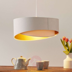 Dwukolorowa lampa wisząca Chloe, jak warstwowa