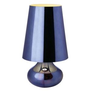 Lampka nocna Cindy LED, niebieska metaliczna