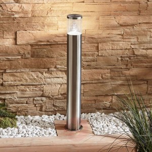 Słupek ogrodowy Hanneli, stal szlachetna, okrągły