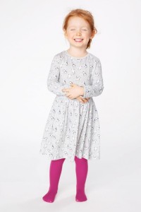 Kryjące rajstopy dziecięce pipi 40 3d DARK PINK