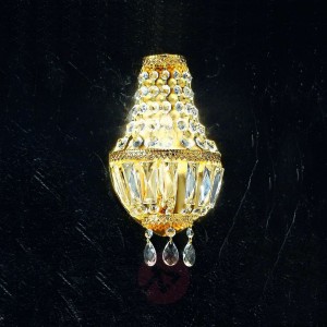Lampa ścienna Cupola z 24 karatowym złoceniem