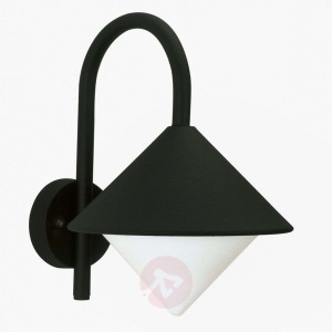 Zewnętrzna lampa ścienna Julieta czarna
