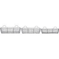 Zestaw 3 koszy Wire