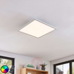 Lampa sufitowa LED Milian z pilotem 45x45cm