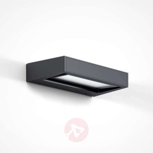 Smukły kinkiet zewnętrzny LED Gap X, antracyt