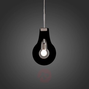 Wyjątkowa lampa wisząca Flat czarna