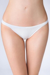 By nature bawełniane figi slip tanga