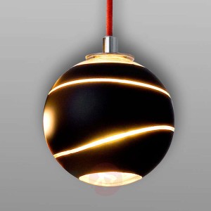 Mała lampa wisząca Bond czarna 12 cm
