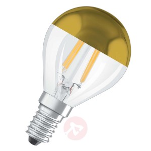 OSRAM żarówka LED E14 Mirror CLP gold 4W 2 700 K