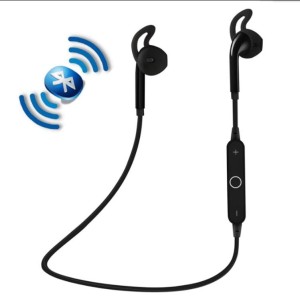 Zestaw słuchawkowy Bluetooth - słuchawki sportowe - czarne