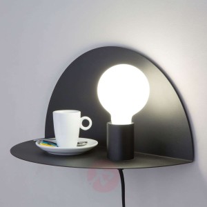 Lampa ścienna jako stolik nocny Nit
