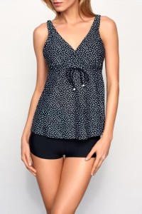 DWUCZĘŚCIOWY KOSTIUM KĄPIELOWY TANKINI W GROSZKI PARMA 2