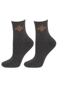 SKARPETKI DAMSKIE Z MUCHĄ SC GOLDEN FLY S37