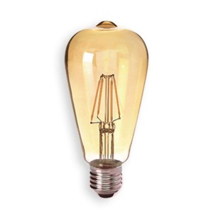 E27 4 W 824 kolba LED, kolor złoty, przezroczysta