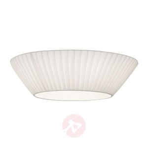 Prosta lampa sufitowa Emma, śr. 50 cm biała