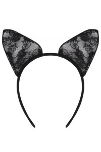POUPEE OPASKA Z KORONKOWYMI USZAMI CAT EARS