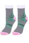 Skarpetki damskie w paski sc paradise