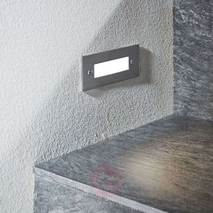 Oprawa wpuszczana ścienna LED Roni, stal, 12 cm