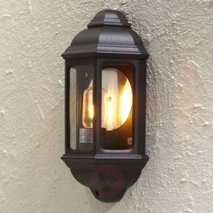 Zewnętrzna lampa ścienna CAGLIARI I, czarna