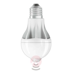 Żarówka LED E27 9W ciepła biel, z czujnikiem ruchu
