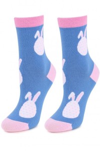 Skarpetki damskie wielkanocne sc funny rabbit