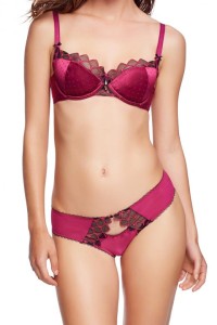 Poupee figi orchid z satynowym przodem
