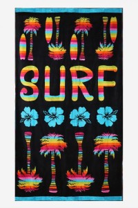 Poupee prostokątny ręcznik plażowy Surf