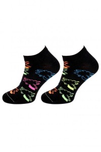Niskie skarpetki męskie Footies Neon Pigs