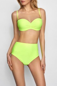 Wysokie figi kąpielowe Bahamas 2 lime