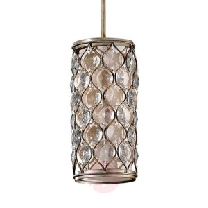 Lucia – mała lampa wisząca z kryształkami