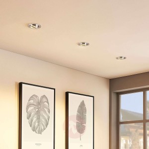 Okrągła oprawa wpuszczana LED Cecylia, aluminium