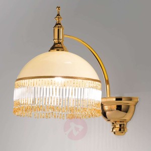 Corola - lampa ścienna z pięknymi ozdobami