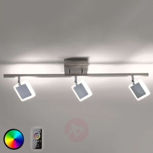 3-punktowy spot sufitowy Vidal z pilotem