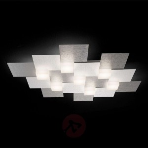 GROSSMANN Creo lampa sufitowa LED 7-pkt. aluminium