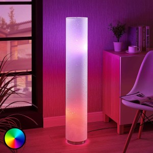 Lindby Smart lampa stojąca LED Alwine z punktami